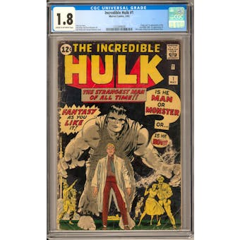 Incredible Hulk #1 CGC 1.8 (C-OW) *1332849008*