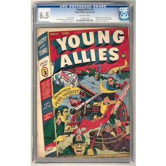 Young Allies #3 CGC 6.5 (OW) *1332851002*