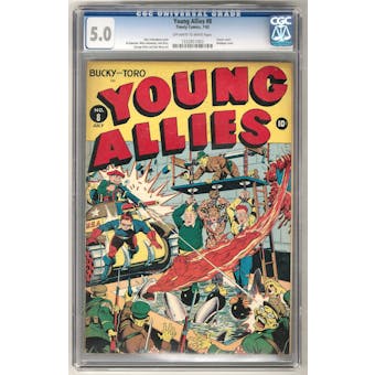 Young Allies #8 CGC 5.0 (OW-W) *1332851003*