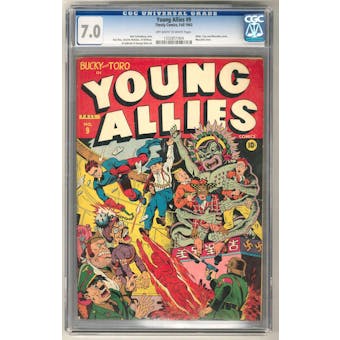 Young Allies #9 CGC 7.0 ( OW-W) *1332851004*