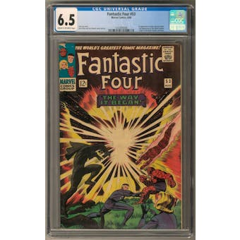 Fantastic Four #53 CGC 6.5 (C-OW) *1332856006*