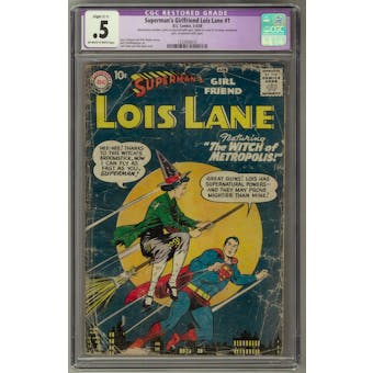 Superman's Girlfriend Lois Lane #1 CGC .5 (OW-W) Restored *1332858010*