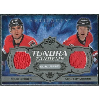 2008/09 Upper Deck Artifacts Tundra Tandems Silver #TTRC Wade Redden Mike Commodore /50