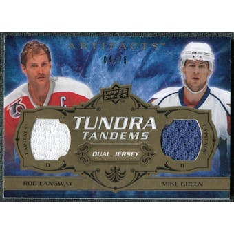 2008/09 Upper Deck Artifacts Tundra Tandems Bronze #TTLG Rod Langway Mike Green /75