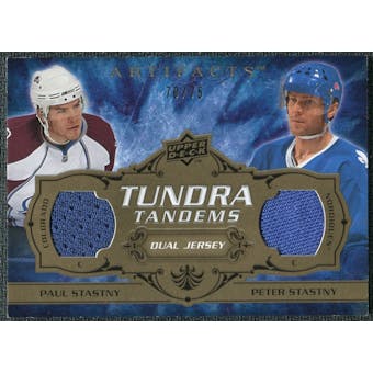 2008/09 Upper Deck Artifacts Tundra Tandems Bronze #TTPP Paul Stastny Peter Stastny /75