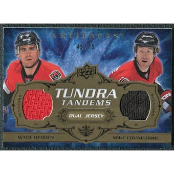 2008/09 Upper Deck Artifacts Tundra Tandems Bronze #TTRC Wade Redden Mike Commodore /75