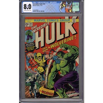 Incredible Hulk #181 CGC 8.0 (OW-W) *1333339004*