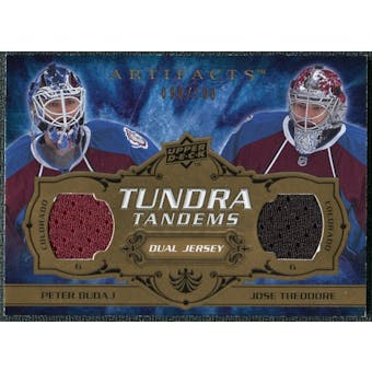 2008/09 Upper Deck Artifacts Tundra Tandems #TTTB Peter Budaj Jose Theodore /100