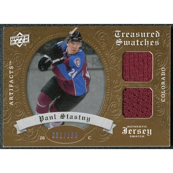 2008/09 Upper Deck Artifacts Treasured Swatches Dual #TSDPS Paul Stastny /199