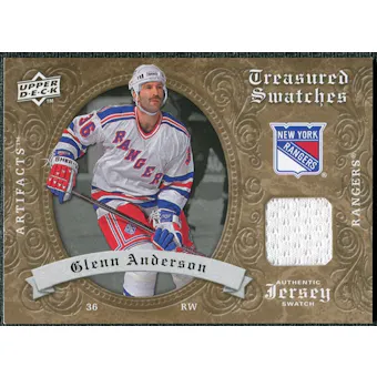 2008/09 Upper Deck Artifacts Treasured Swatches Retail #TSGA Glenn Anderson