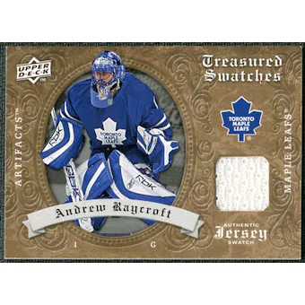 2008/09 Upper Deck Artifacts Treasured Swatches Retail #TSRA Andrew Raycroft