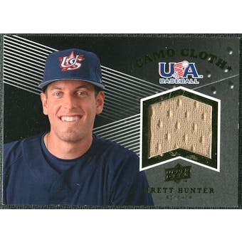 2008 Upper Deck USA Baseball Camo Cloth Jerseys #CC8 Brett Hunter