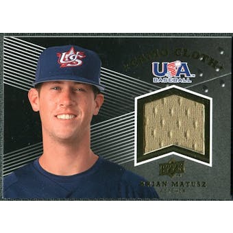 2008 Upper Deck USA Baseball Camo Cloth Jerseys #CC12 Brian Matusz