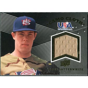 2008 Upper Deck USA Baseball Camo Cloth Jerseys #CC19 Cody Satterwhite
