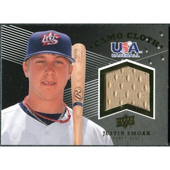 2008 Upper Deck USA Baseball Camo Cloth Jerseys #CC20 Justin Smoak