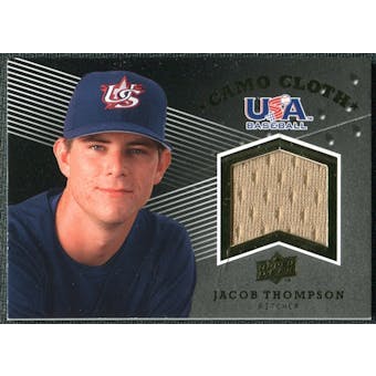2008 Upper Deck USA Baseball Camo Cloth Jerseys #CC21 Jacob Thompson