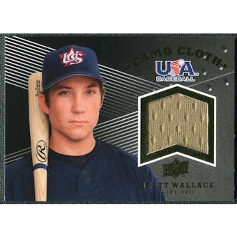2008 Upper Deck USA Baseball Camo Cloth Jerseys #CC22 Brett Wallace