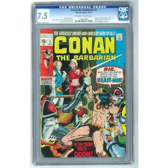 Conan the Barbarian #2 CGC 7.5 *1336680001*