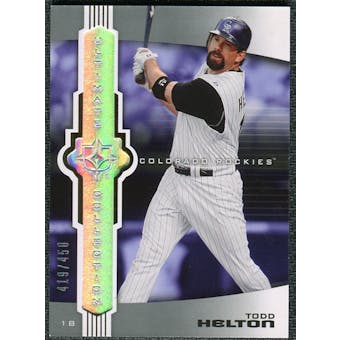 2007 Upper Deck Ultimate Collection #14 Todd Helton /450