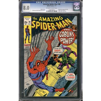 Amazing Spider-Man #98 CGC 8.0 (OW-W) *1338739010*