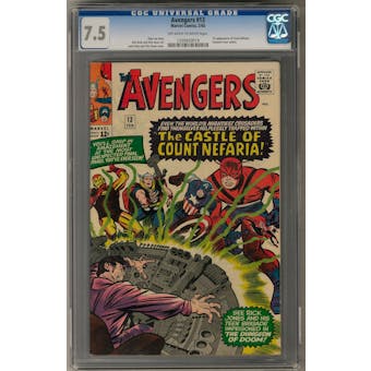 Avengers #13 CGC 7.5 (OW-W) *1339450019*