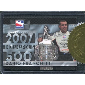 2007 Rittenhouse IRL #NNO Dario Franchitti Indy 500 Champion /500