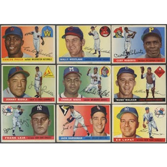 1955 Topps Baseball Lot of 103 Cards (80 Different) VG-EX