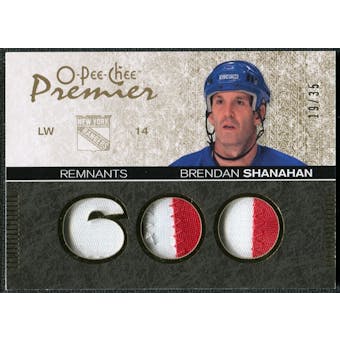 2007/08 Upper Deck OPC Premier Remnants Triples Patches #PRSH Brendan Shanahan /35