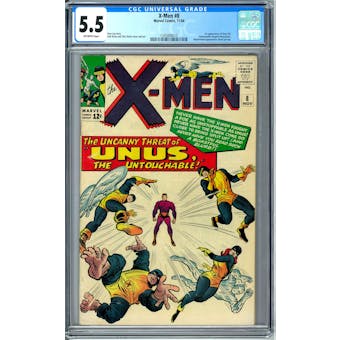 X-Men #8 CGC 5.5 (OW) *1345804010*
