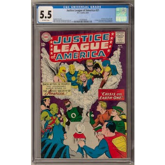 Justice League of America #21 CGC 5.5 (OW) *1345808009*