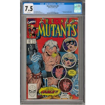 New Mutants #87 CGC 7.5 (W) *1345819001*