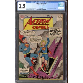 Action Comics #252 CGC 2.5 (LT-OW) *1345823001*