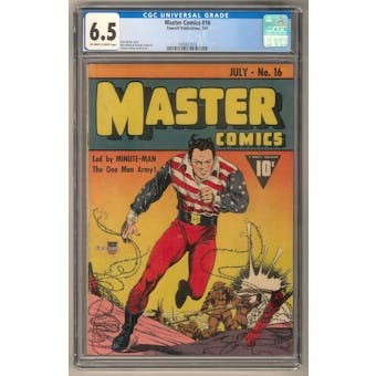 Master Comics #16 CGC 6.5 (OW-W) *1345827010*