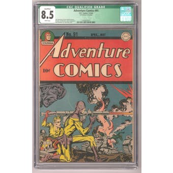 Adventure Comics #91 CGC 8.5 Qualified (W) *1345827013*
