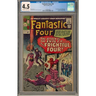 Fantastic Four #36 CGC 4.5 (OW-W) *1345833009*