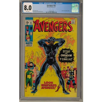 Avengers #87 CGC 8.0 (W) *1345873009*