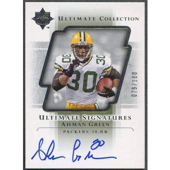 2004 Ultimate Collection #USAG Ahman Green Ultimate Signatures Auto #079/100