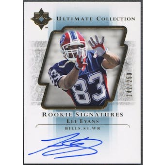 2004 Ultimate Collection #106 Lee Evans Rookie Auto #142/250
