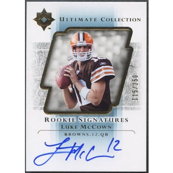 2004 Ultimate Collection #113 Luke McCown Rookie Auto #115/250