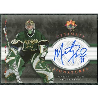 2006/07 Upper Deck Ultimate Collection Signatures #USMT Marty Turco Autograph