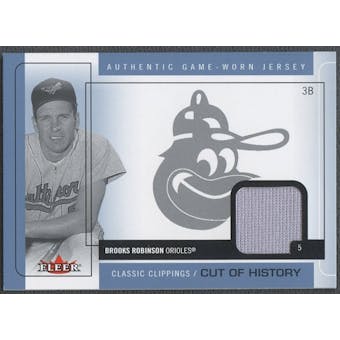 2005 Classic Clippings #BR Brooks Robinson Cut of History Jersey