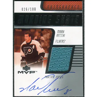 2001/02 Upper Deck Morning Skate Jerseys #JMR Mark Recchi
