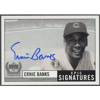 1999 Upper Deck Century Legends #EB Ernie Banks Epic Signatures Century Auto