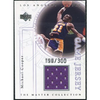 2000 Upper Deck Lakers Master Collection Game Jerseys #MCJ Michael Cooper /300
