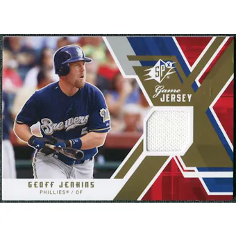 2009 Upper Deck SPx Game Jersey #GJGJ Geoff Jenkins