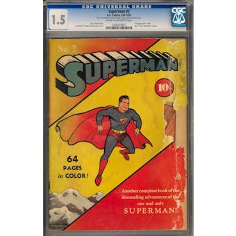 Superman #2 CGC 1.5 (C-OW) *1348379001*