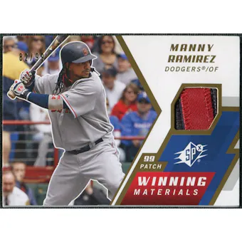 2009 Upper Deck SPx Winning Materials Patch #WMRA Manny Ramirez /99