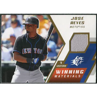 2009 Upper Deck SPx Winning Materials #WMJR Jose Reyes