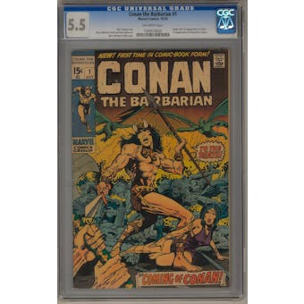 Conan the Barbarian #1 CGC 5.5 (OW) *1349578002*