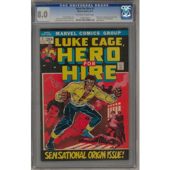 Hero for Hire #1 CGC 8.0 (OW-W) *1349578007*